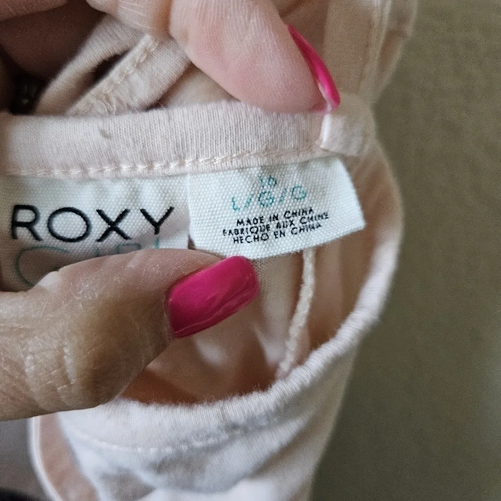 Roxy Light Pink Maxi Dress with Spaghetti Straps Big Kid Large (16)